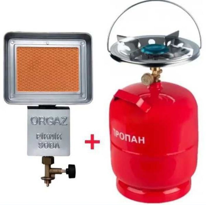 Балон газовий редуктор пальник обігрівач 5, 8, 12 л