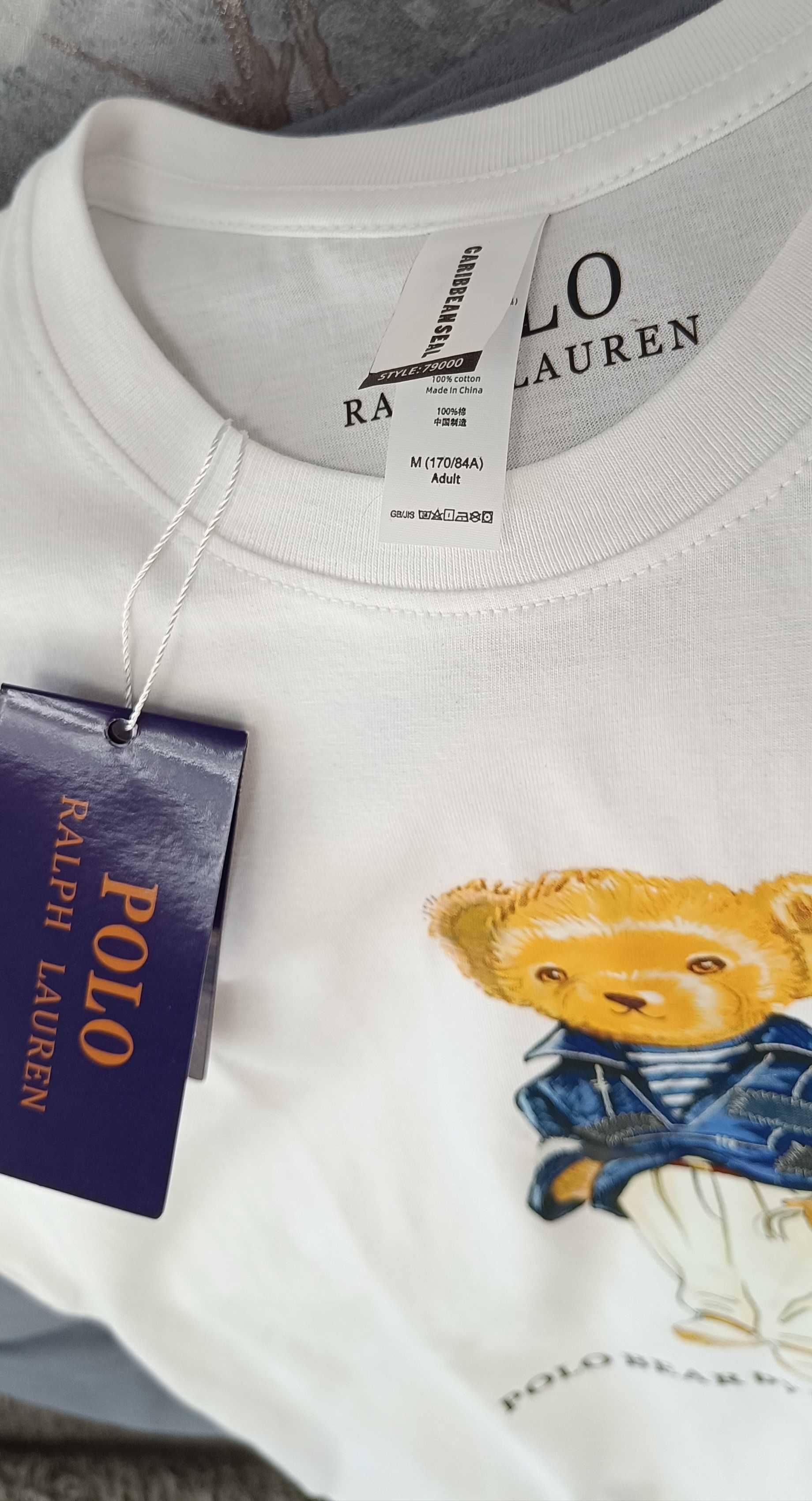 Трендова футболка Polo Ralph Lauren Поло Ральф Лорен з ведмедиком