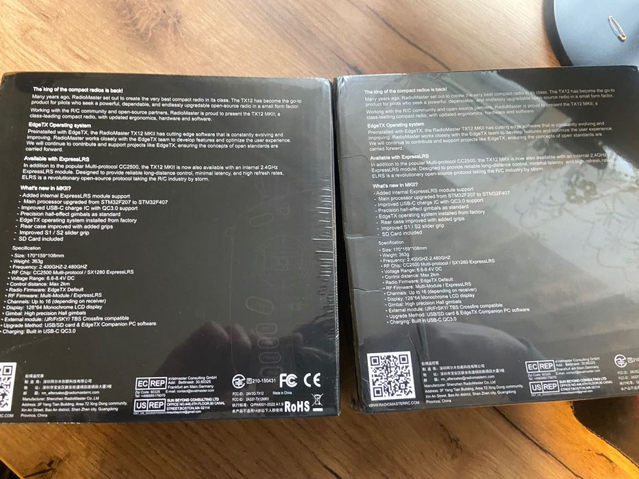 Radiomaster tx12 Erls