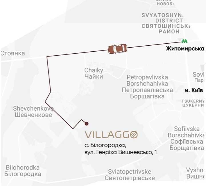 Будинок. Котеджне містечко VILLAGGO в Білогородці. Без комісії.