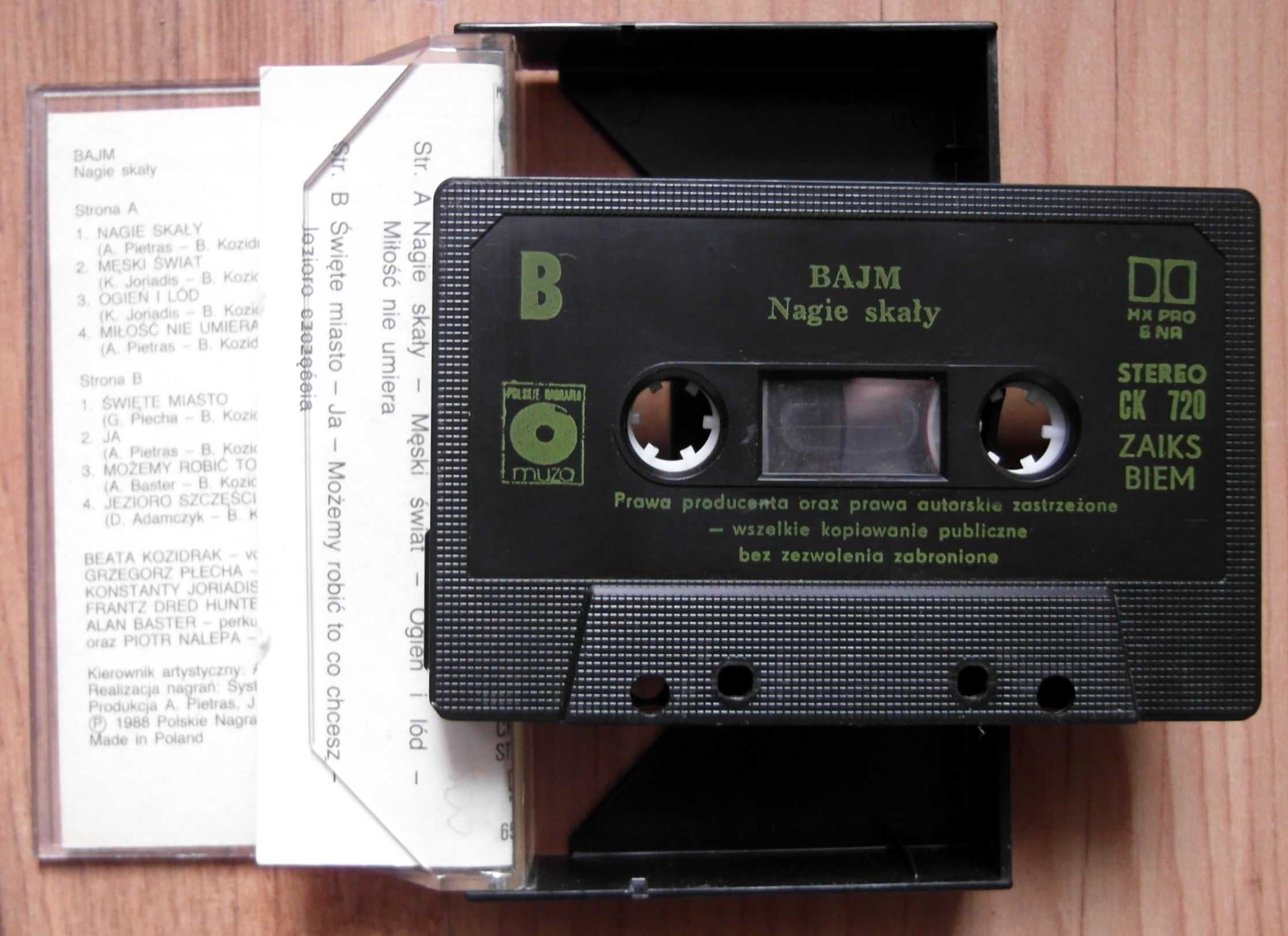 BAJM - Nagie Skały - kaseta magnetofonowa 1988 Muza - Wrocław wysyłka