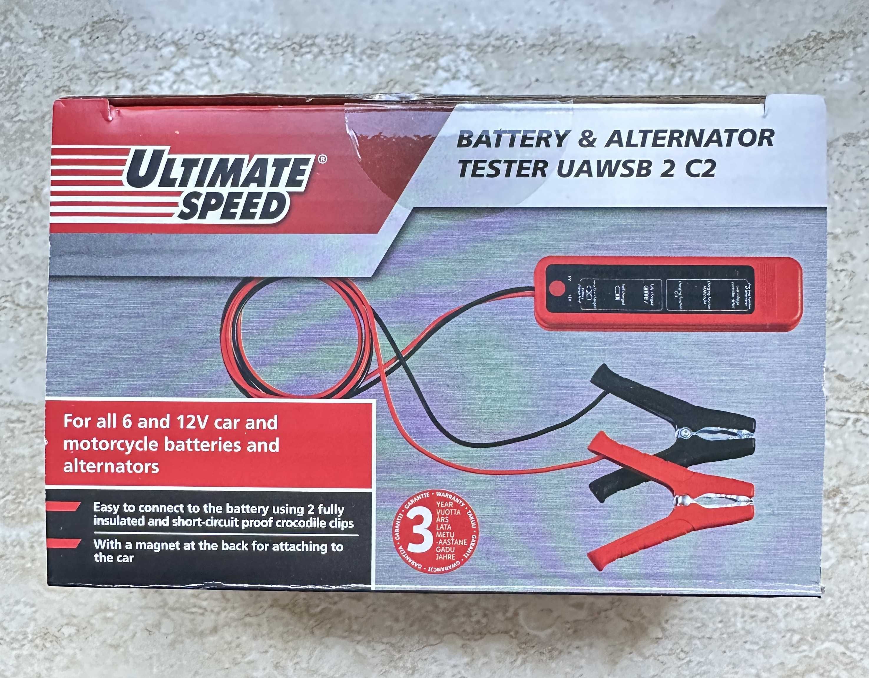 Tester akumulatora i alternatora UAWSB 2 C2 ULTIMATE SPED z Lidla