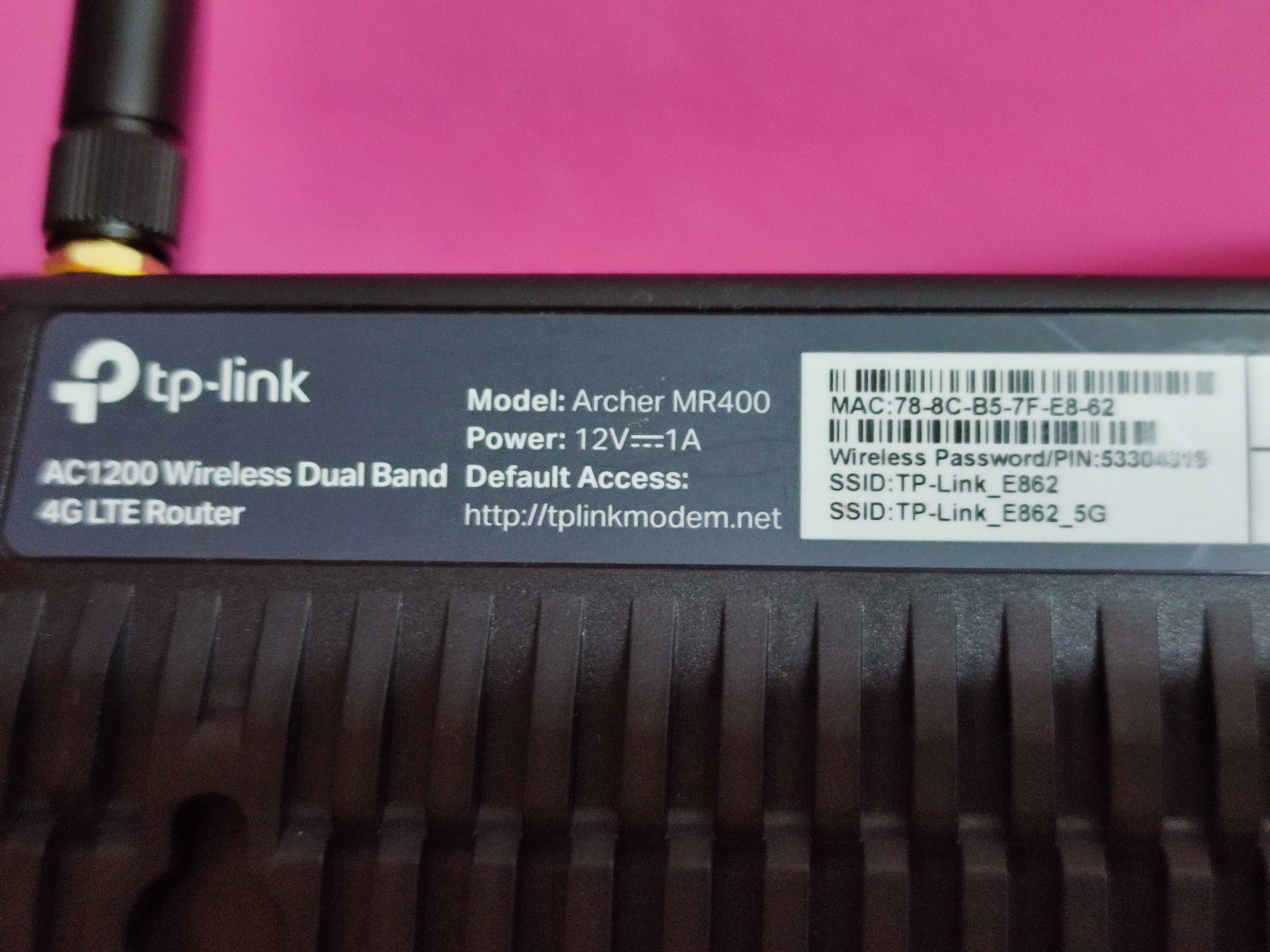 TP-Link Archer MR400 - Router 4G LTE