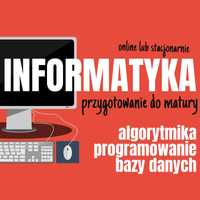 Matura informatyka, kurs, korepetycje / online