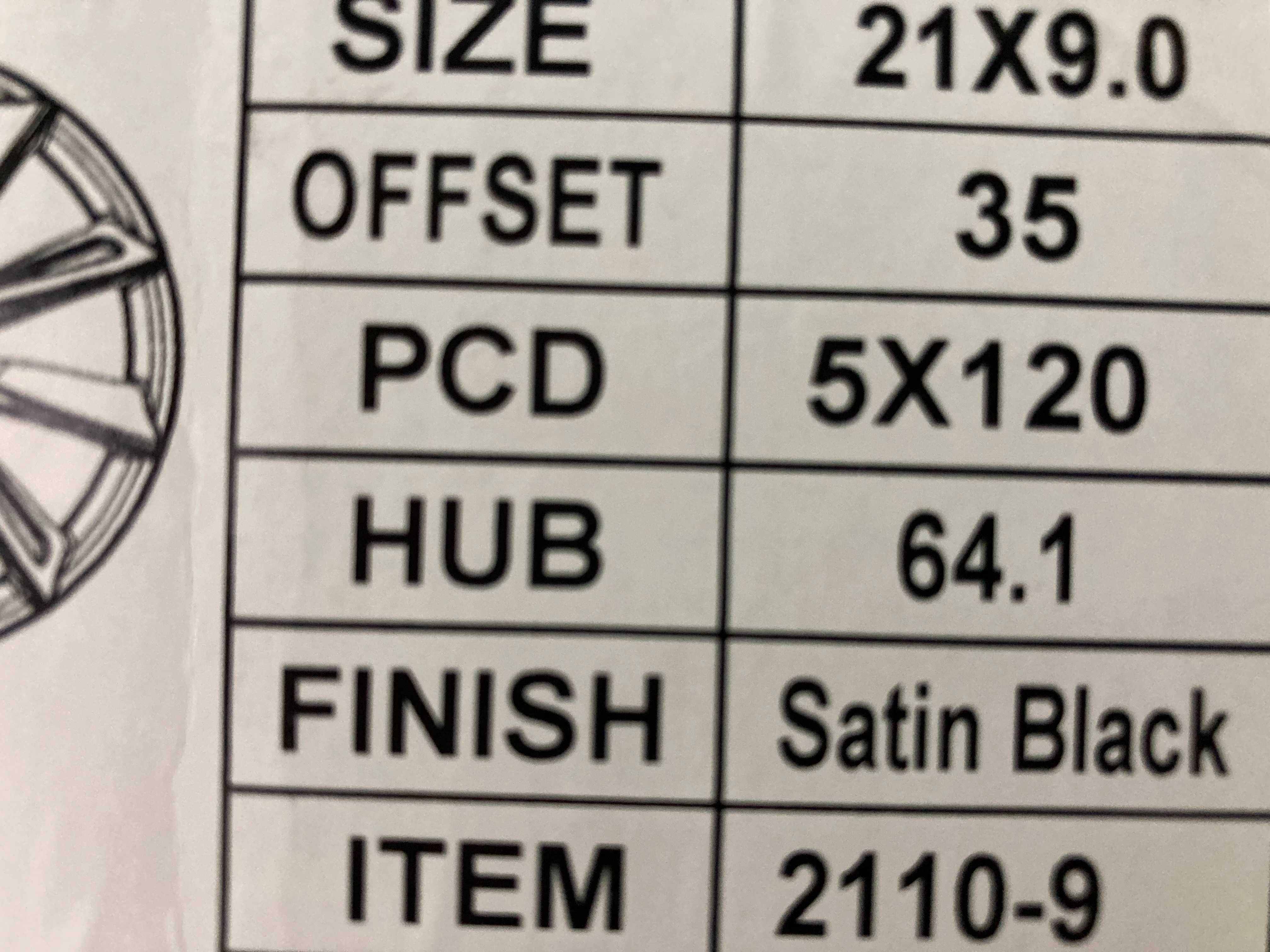 Диски разноширокиеR21 5x114.3 5х120Tesla Model3,Model S,ModelX,Model Y