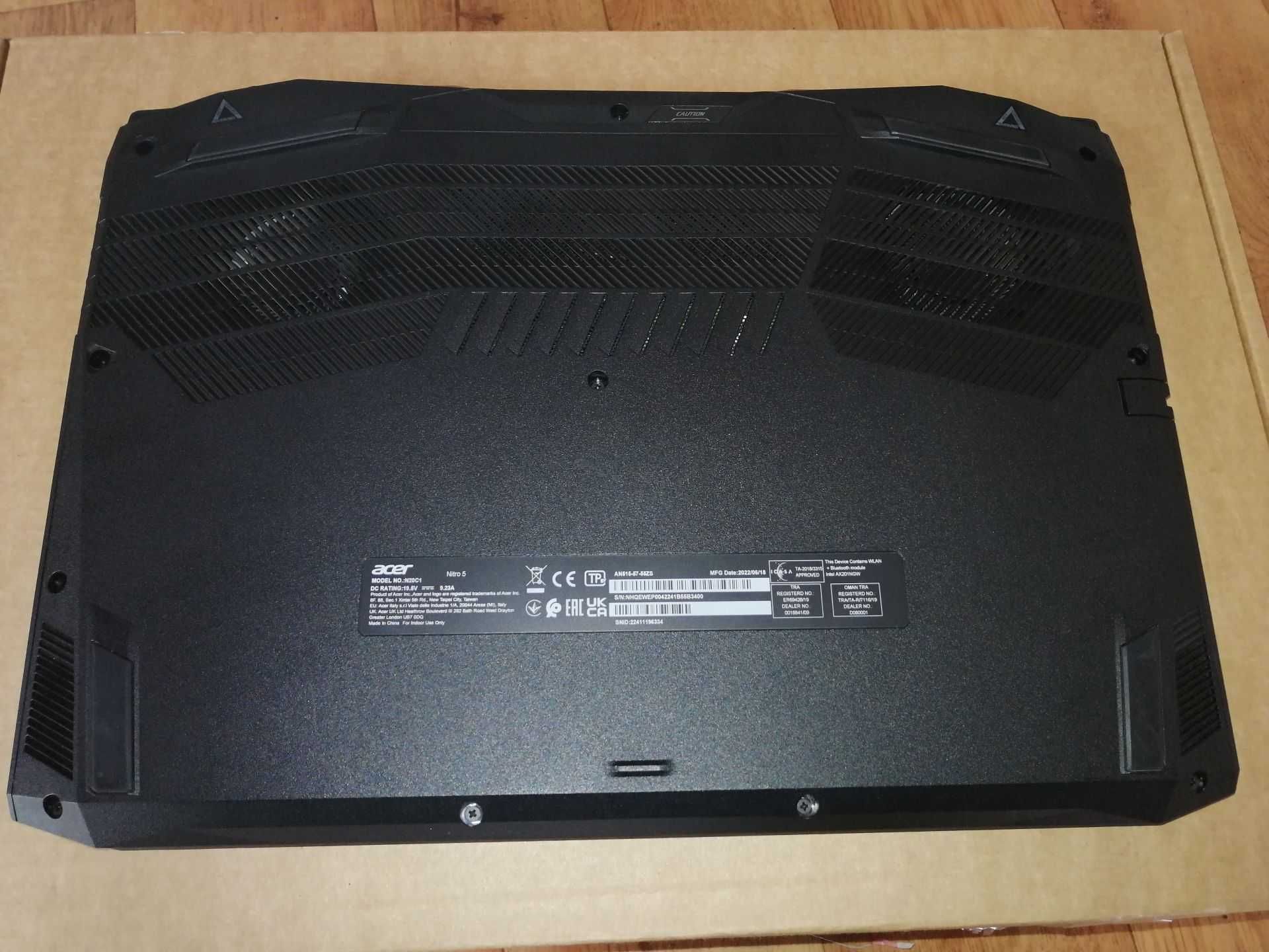 Laptop Acer Nitro 5 I5-11400H/16GB/512GB/RTX-3060 Gamingowy Okazja