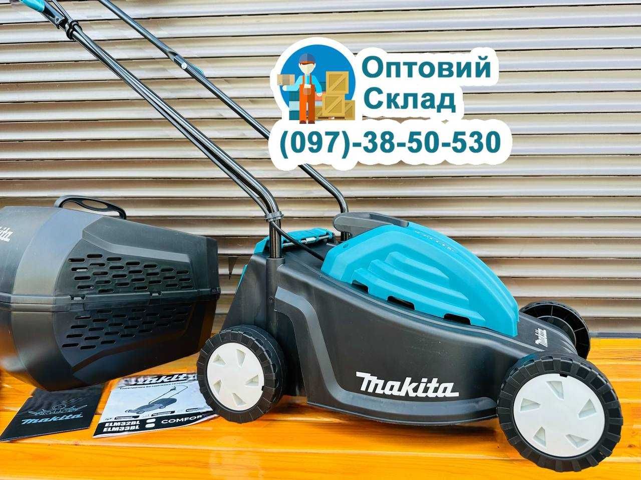 Газонокосилка электрическая Makita ELM33PRO (2500 Вт) Контейнер 35 л