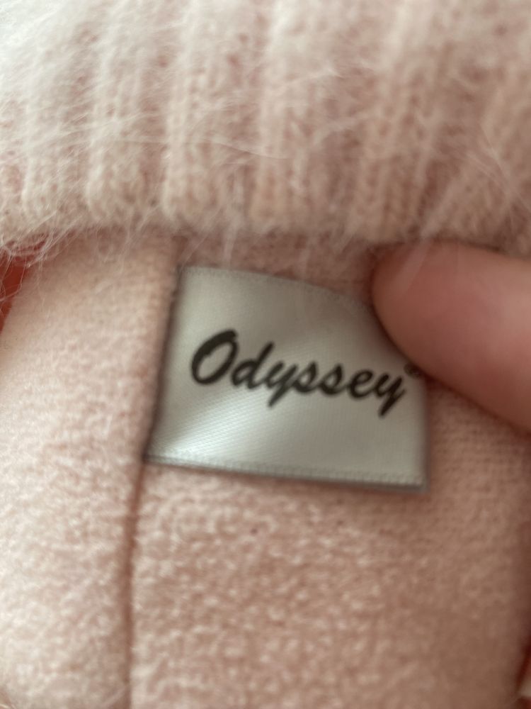 Шапочка Odyssey и шарф ангора на девочку 50-52 one size комплект зима