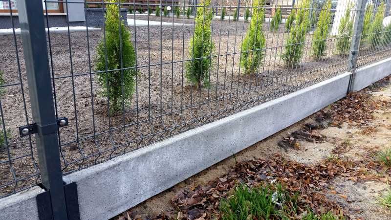 Płyta grafitowa podmurówka beton siatka panel wibroprasowana