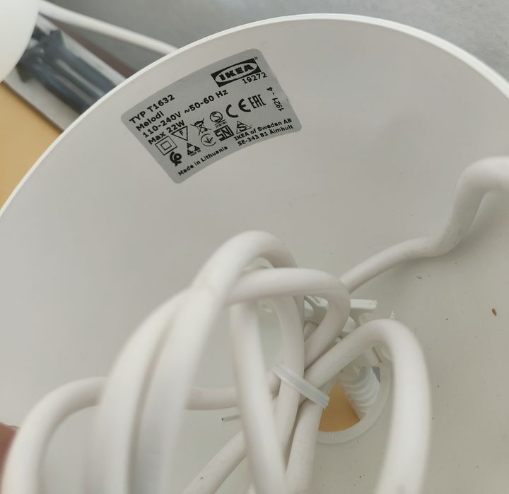 Candeeiro suspenso de tecto