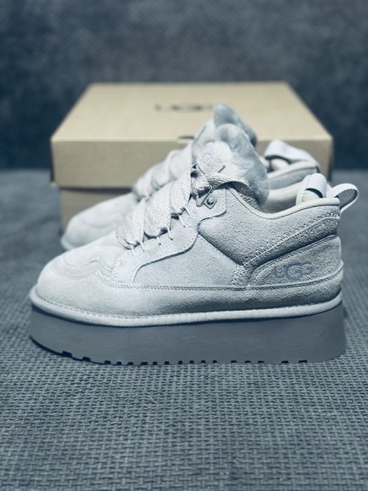 UGG Lowmel grey женские зимние угг лоумель на цигейке