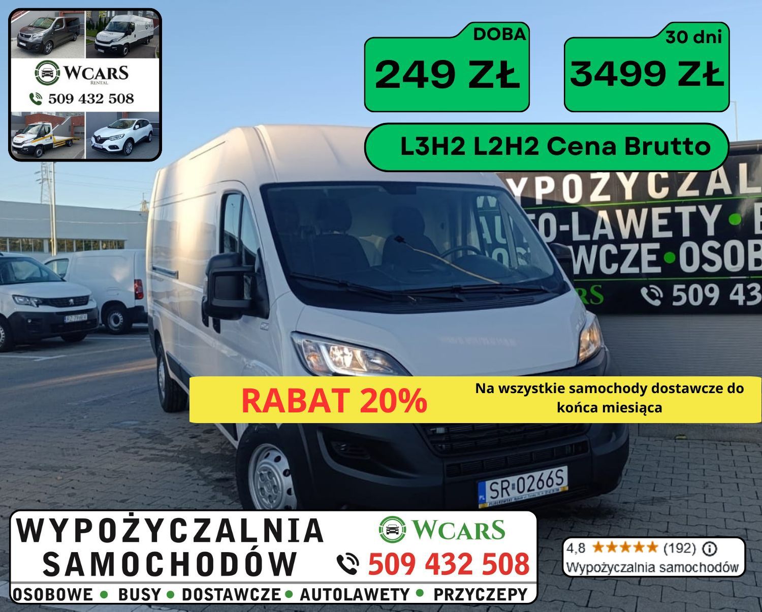 Bus wynajem Busy dostawcze Wypożyczalnia busów busa wynajmę bez limitu