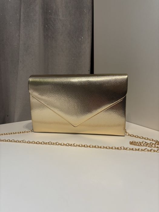 Kopertówka złota torebka wesele