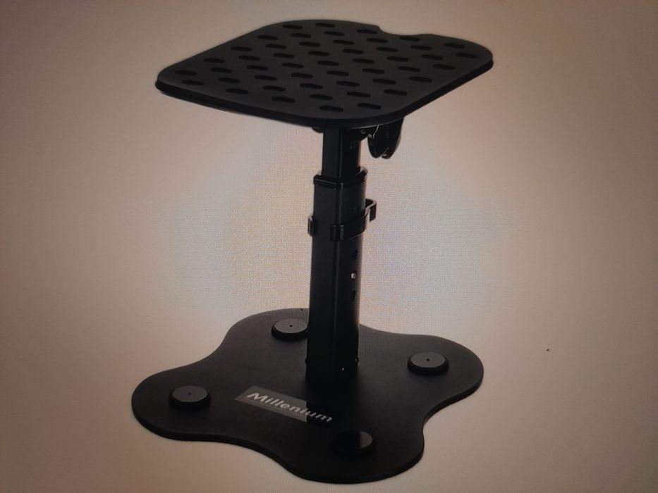 Dois suportes de coluna/monitor estúdio