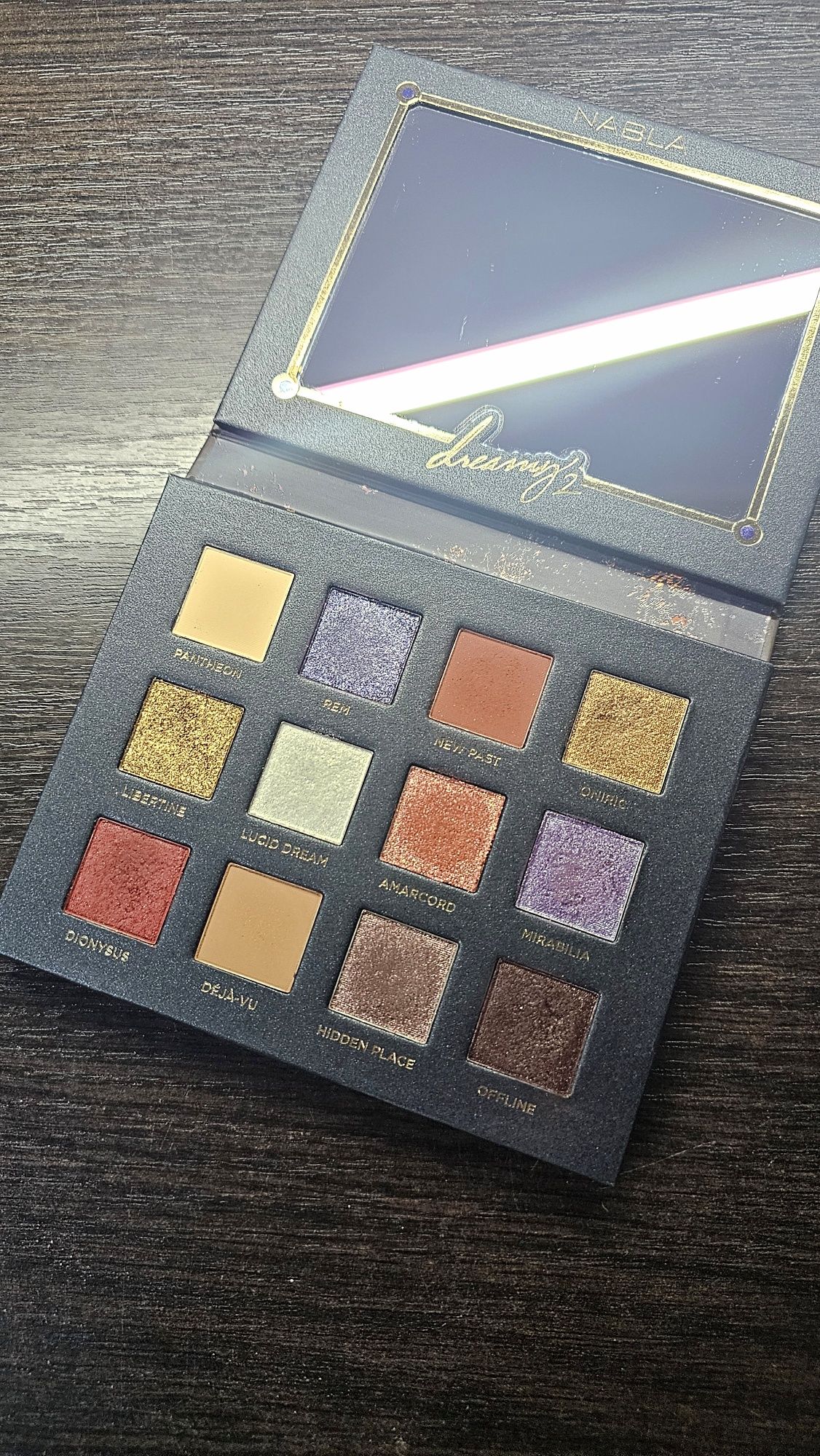 Nabla - Dreamy 2, The Mystic Palette. Paletka cieni, cienie do powiek.