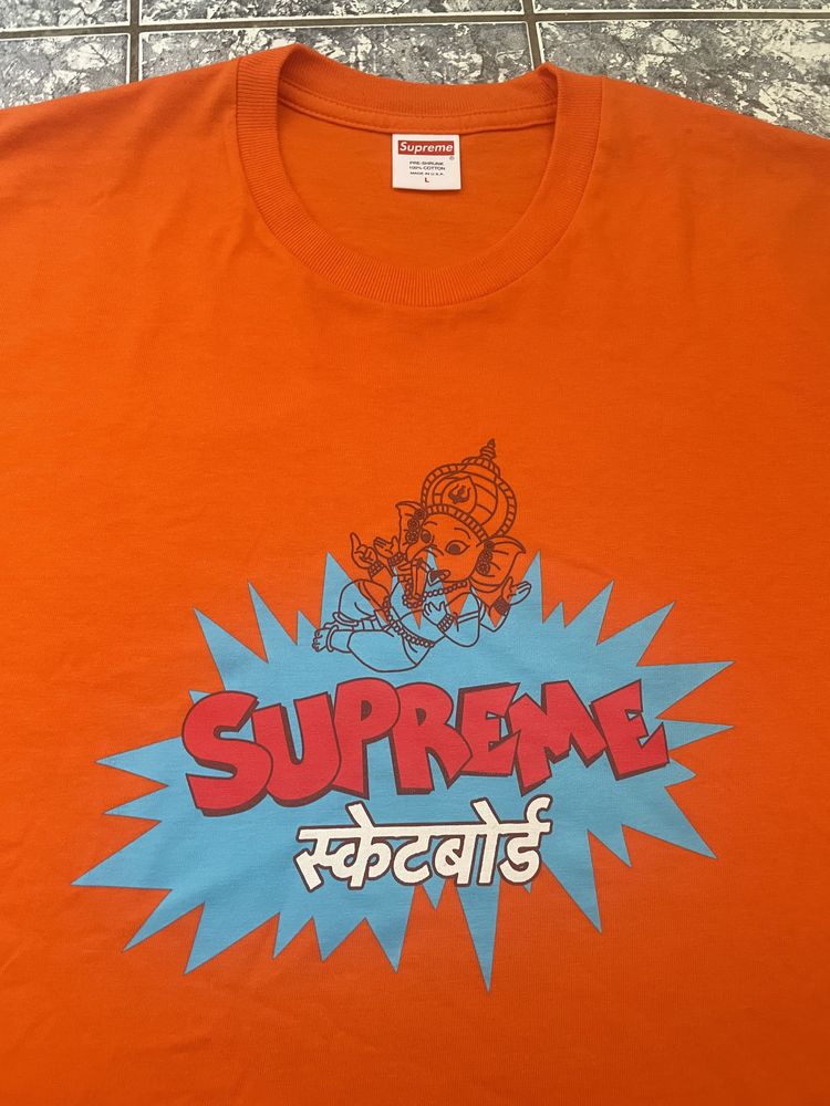 РЕДКАЯ! SUPREME Ganesha Tee 100% ОРИГИНАЛ футболка суприм