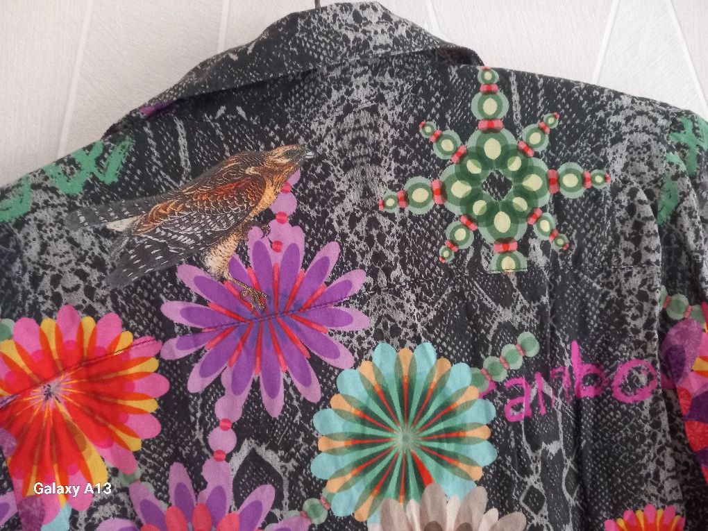 Desigual przepiekna koszula wzorzysta L damska