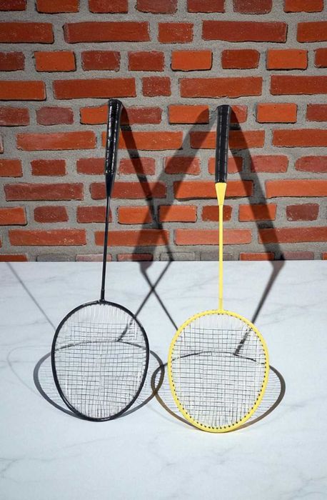 NOWY Zestaw Siatkówka i Badminton 7w1 Rakietki Lotki Piłka Pompka