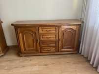 Komoda dębowa 159x43x82
