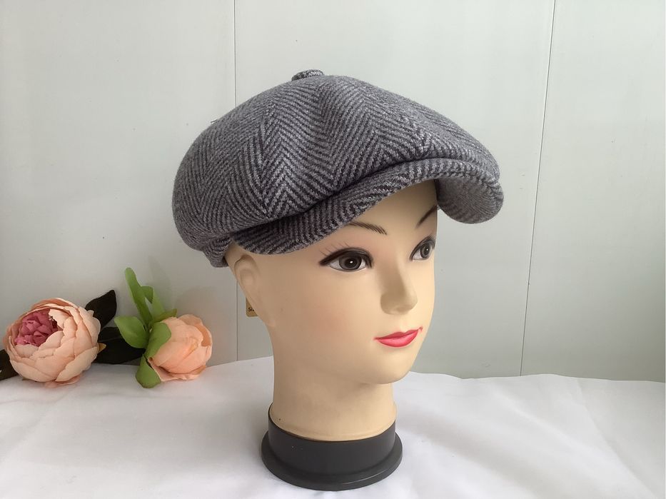 Чоловіча Кепка восьмиклинка  хуліганка шерсть