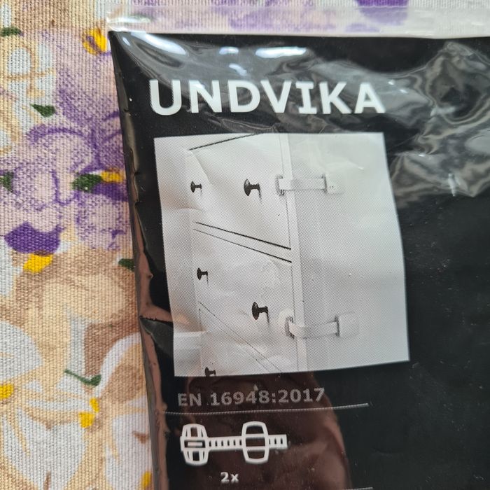 PATRULL blokada do drzwi szafek Ikea 
Blokada drzwi, biały