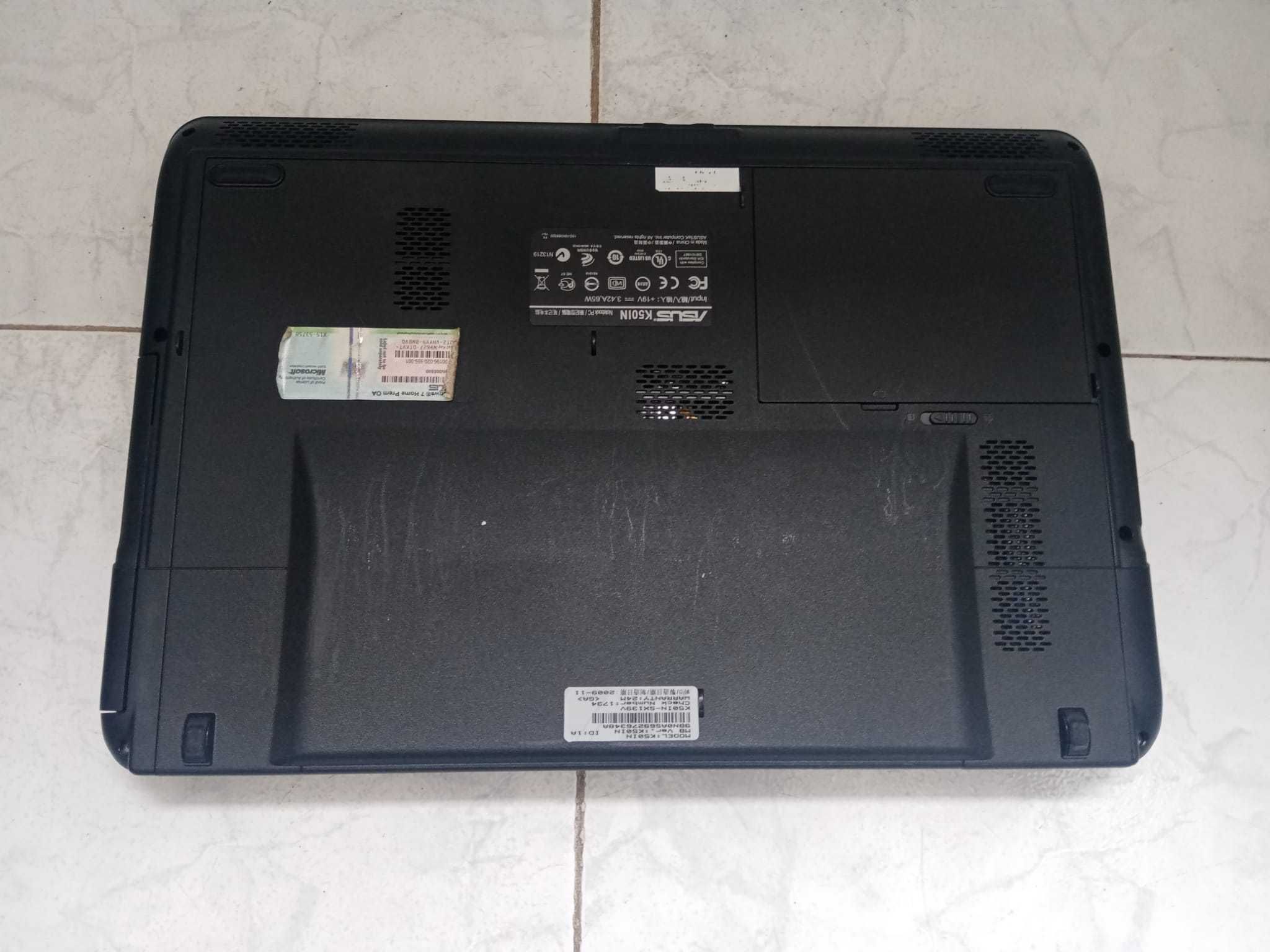 Portátil Asus Modelo K510N
