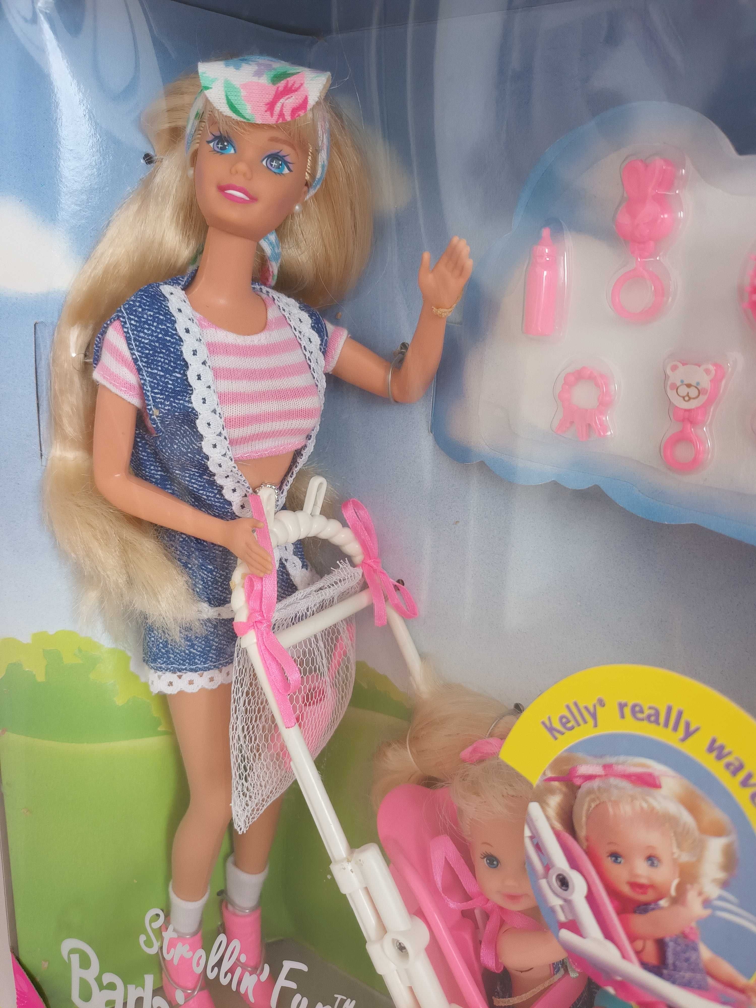 Рідкісний набір ляльок Барбі та Келлі 1995 Strollin' Fun Barbie Kelly