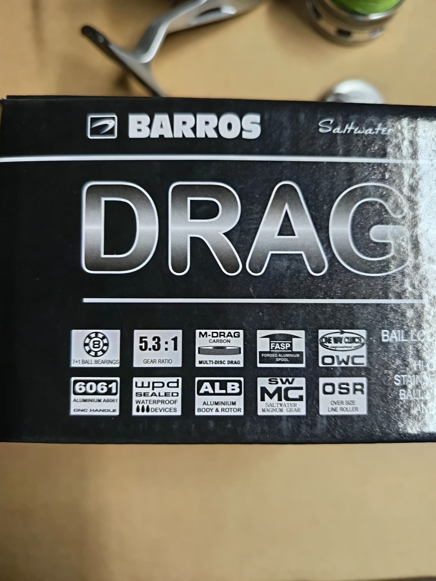 Carreto pesca Barros Drago 4000 SW