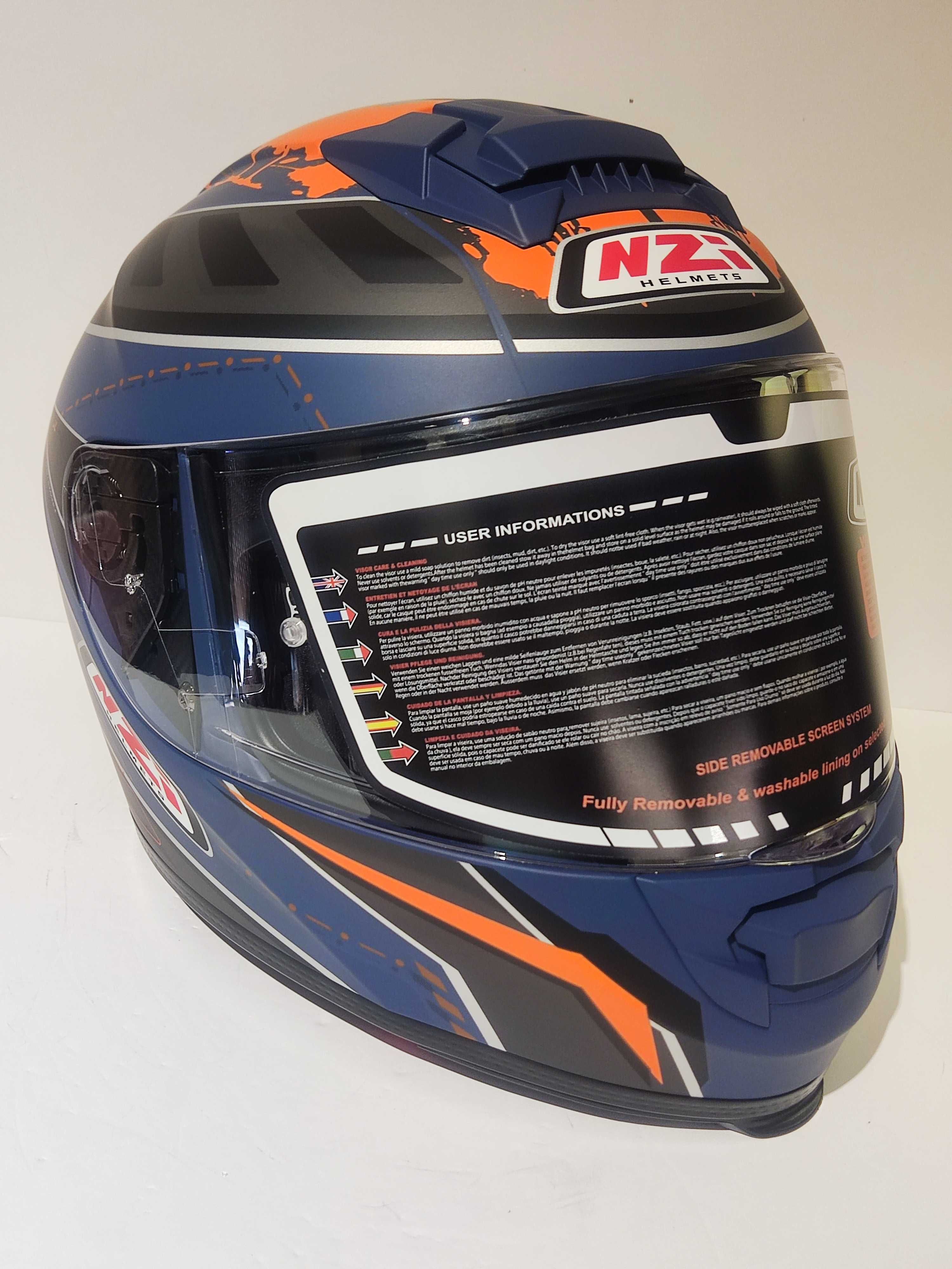 Capacete NZi integral mota scooter novo