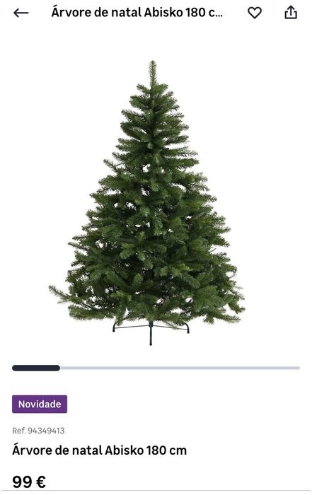 Árvore de Natal 1,80cm