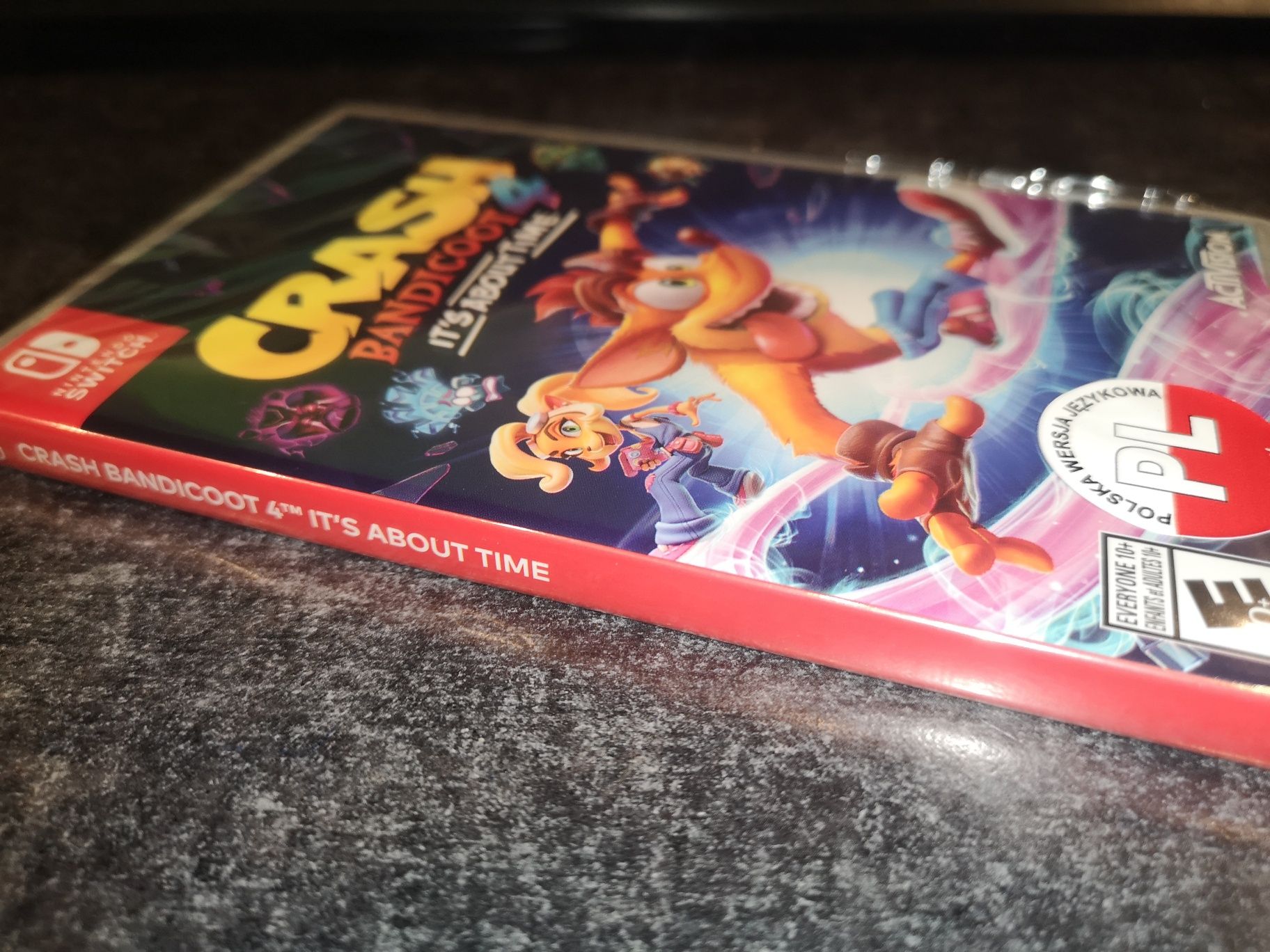Crash Bandicoot 4 Najwyższy Czas SWITCH Nintendo gra PL (NOWA)