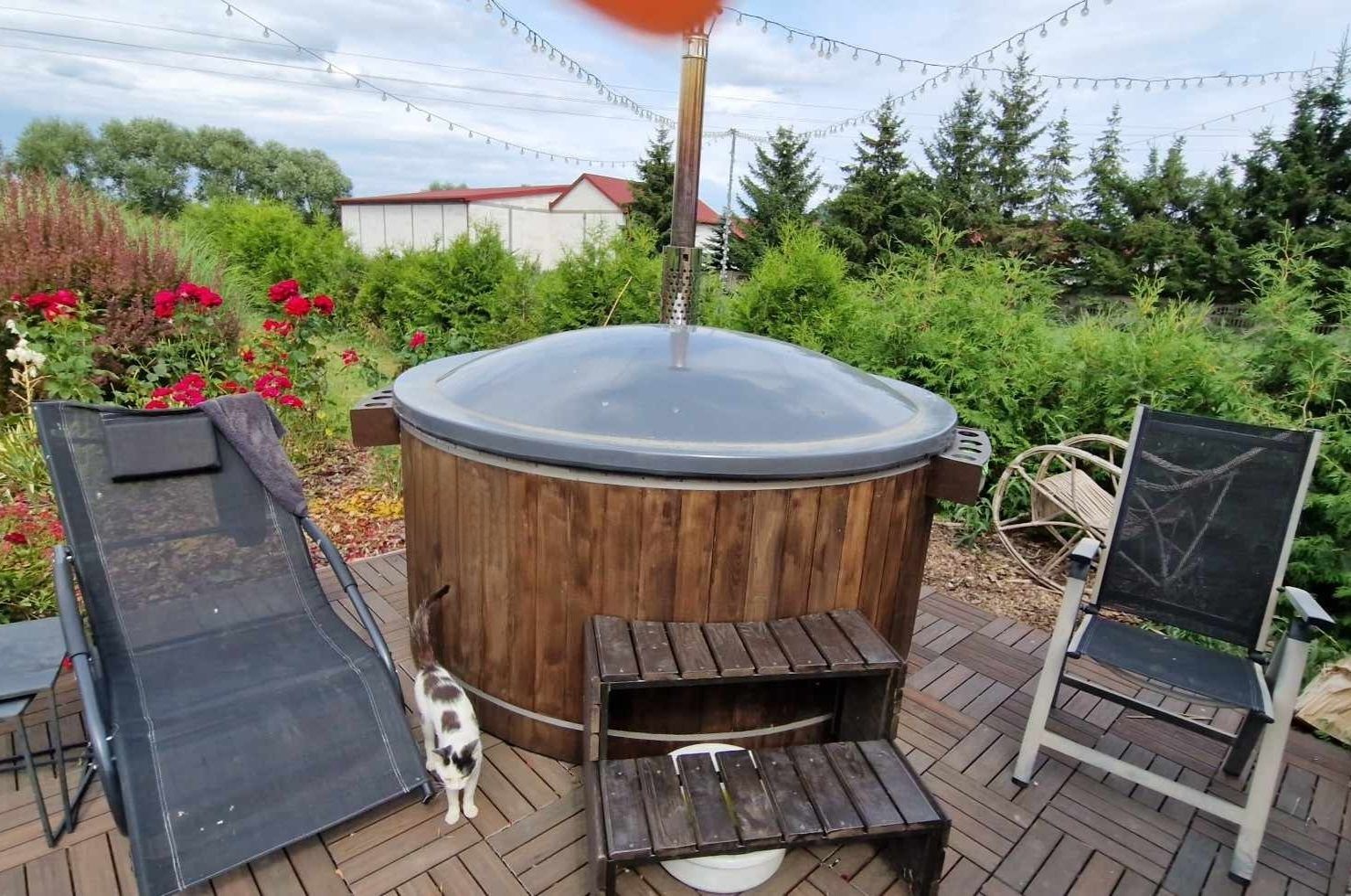 Jacuzzi Balia bania ogrodowa 20 dysz komplet od ręki