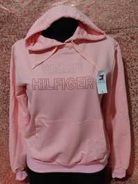 Różowa bluza damska z kapturem Tommy Hilfiger S M L XL wysyłka pobrani