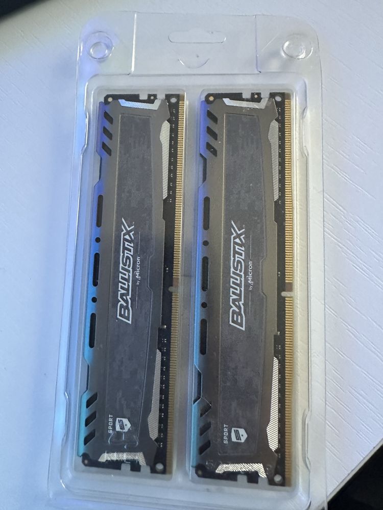 Озу DDR4 crucial ballistrix sport 16gb 3200mhz 2x8gb