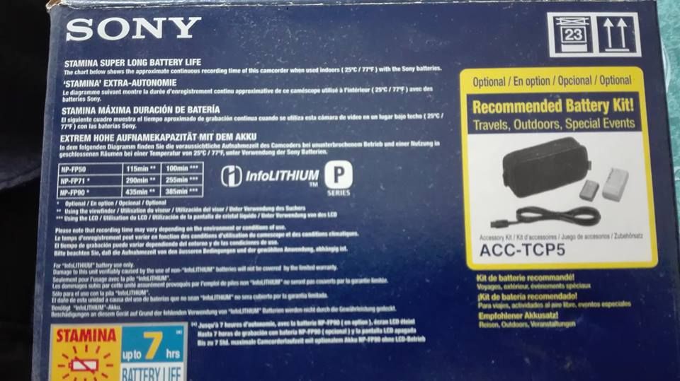 Vendo ou troco Maquina Filmar Sony Handycam DCR-DVD105E