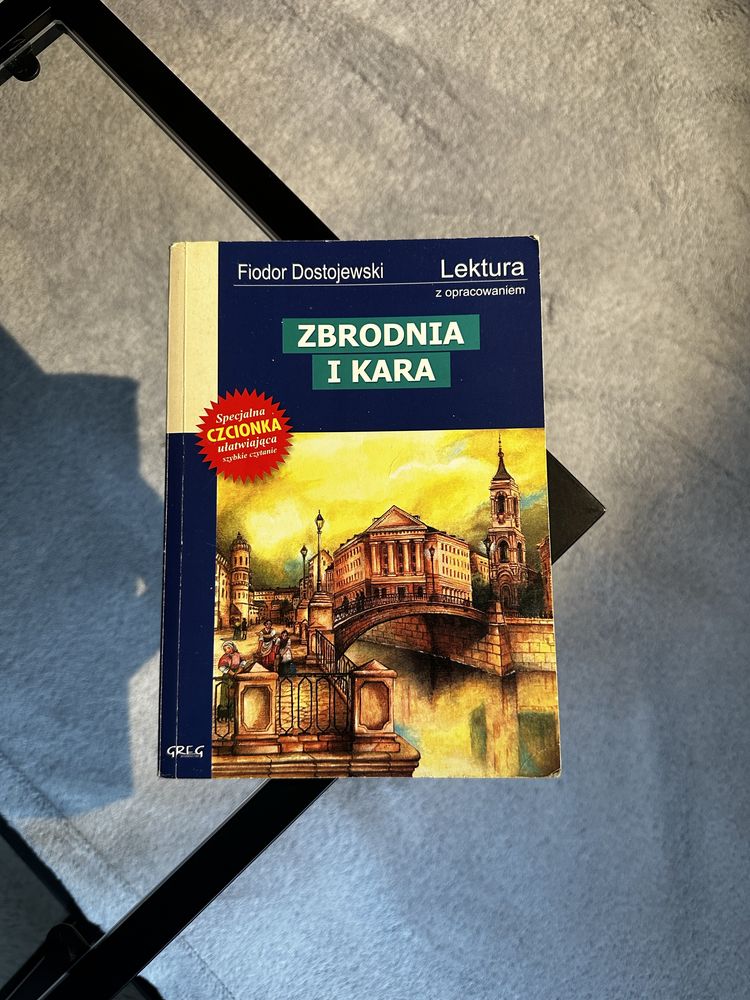 Lektura książka Zbrodnia i kara Fiodor Dostojewski wydawnictwo GREG