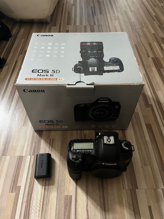 Lustrzanka Canon 5D MKIII MK3 Mark III | 100% sprawny pudełko baterie