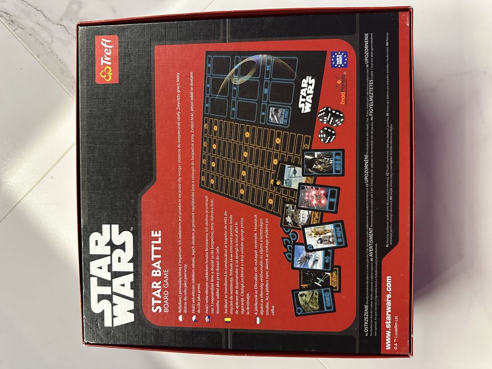 Star Wars Star Battle gra planszowa PL Rebelianci vs. Imperium karcian