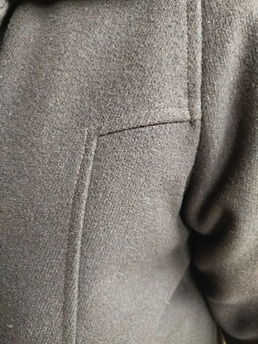 Płaszcz ciemnobrązowy damski R 52/54