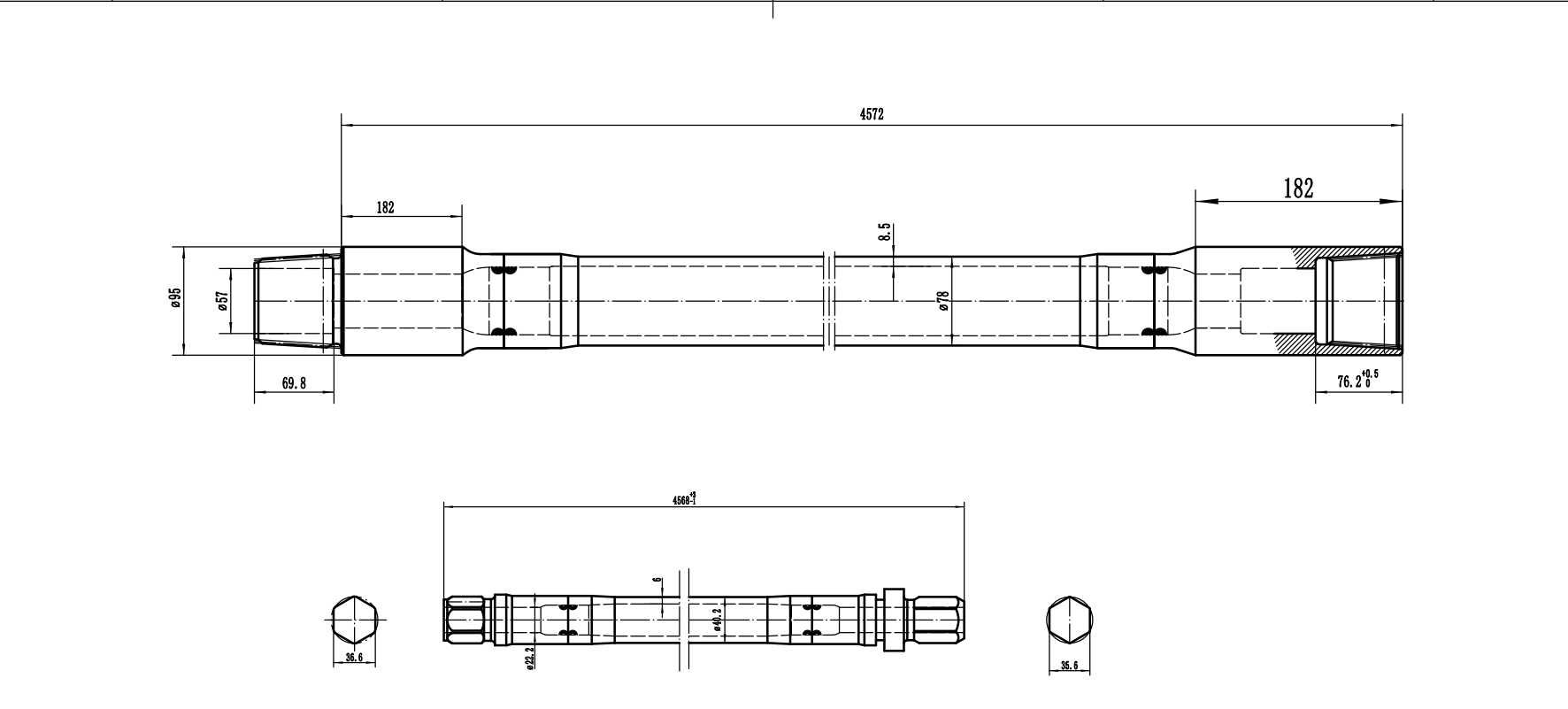 Żerdzie wiertnicze Ditch Witch AT40 3 370 zł