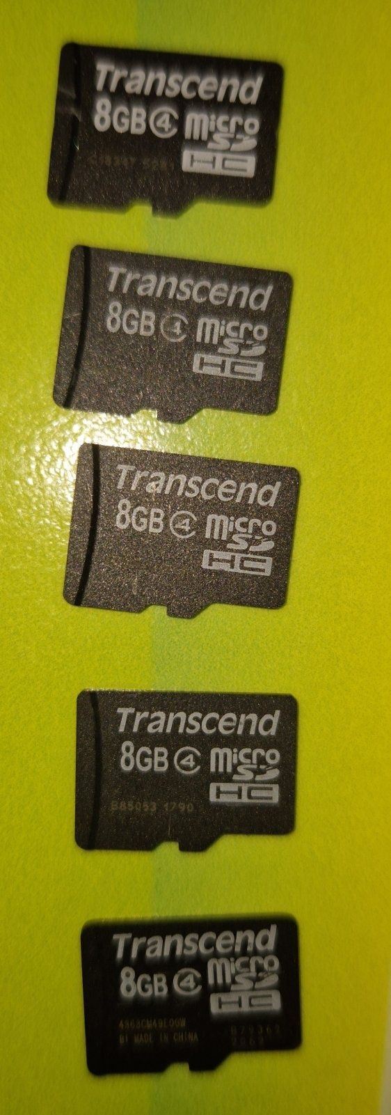 Карта Micro SD 8GB HC  Transcend б.у.