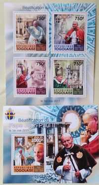 Znaczki pocztowe tematyczne - Jan Paweł II