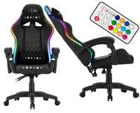 Fotel do biurka Gamingowy z podświetleniem Infini RGB Led