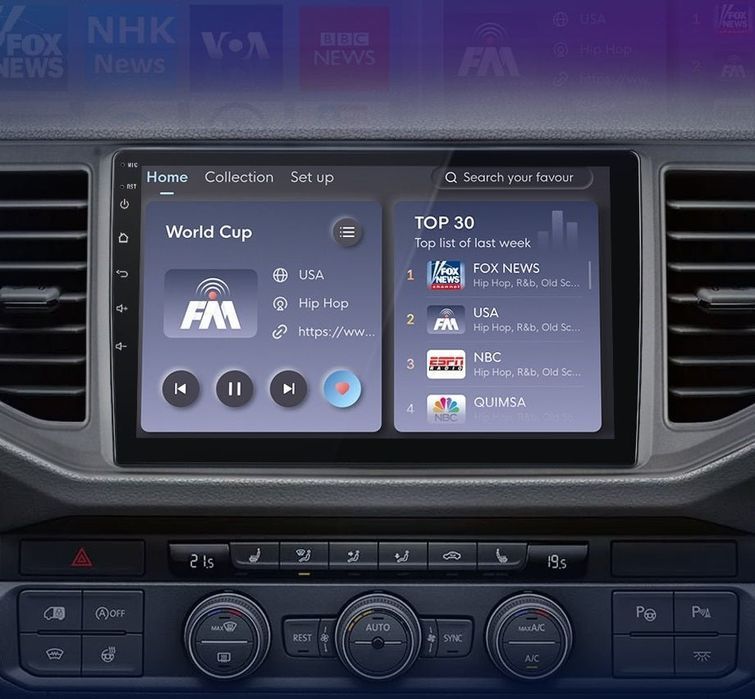 Radio nawigacja Volkswagen VW Crafter 2017 - 2021 Android Carplay 2GB