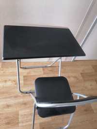 Mesinha ( Lo 80cm / La 50cm / La 70cm) e cadeira dobraveis
