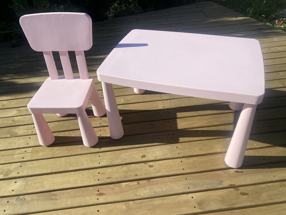 Детский стол и стул Ikea