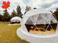 Glamp, namiot sferyczny, 7 m, wersja Kanadyjska