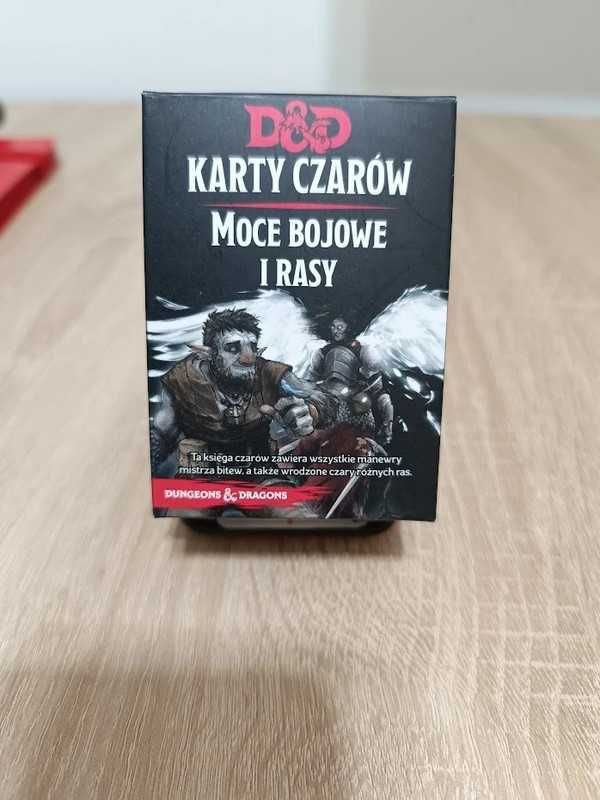 D&D Karty czarów moce bojowe i rasy (Dungeons & Dragons, RPG)