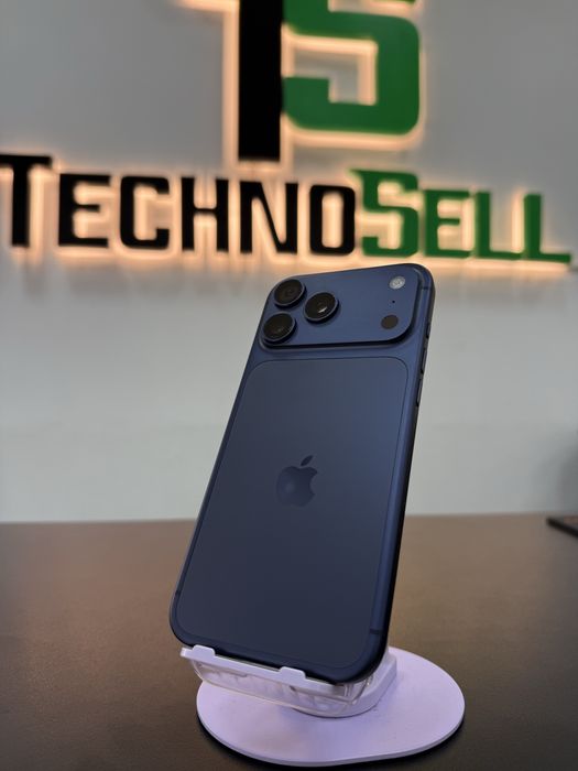 Айфон 17 Pro Max Blue Titanium 256/512 гб/1T/2T синій Тітаніум