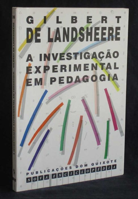 Livro A Investigação Experimental em Pedagogia Gilbert De Landsheere